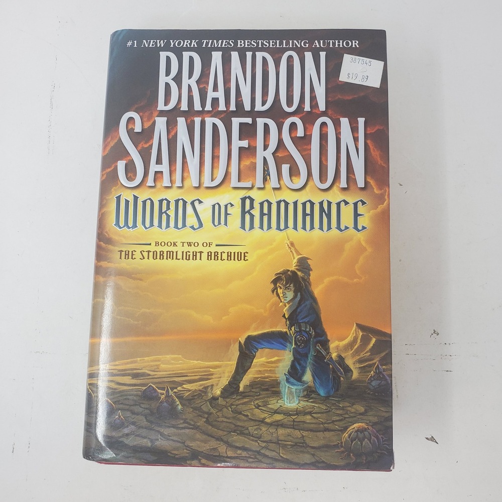 Words of Radiance Brandon Sanderson Stormlight Archive Book 2 Hardcover 1st Ed